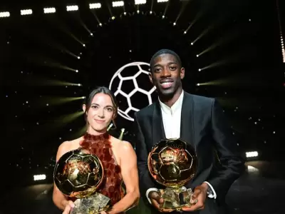 Ousmane Dembélé e Aitana Bonmatí al galà del Pallone d'Oro 2025