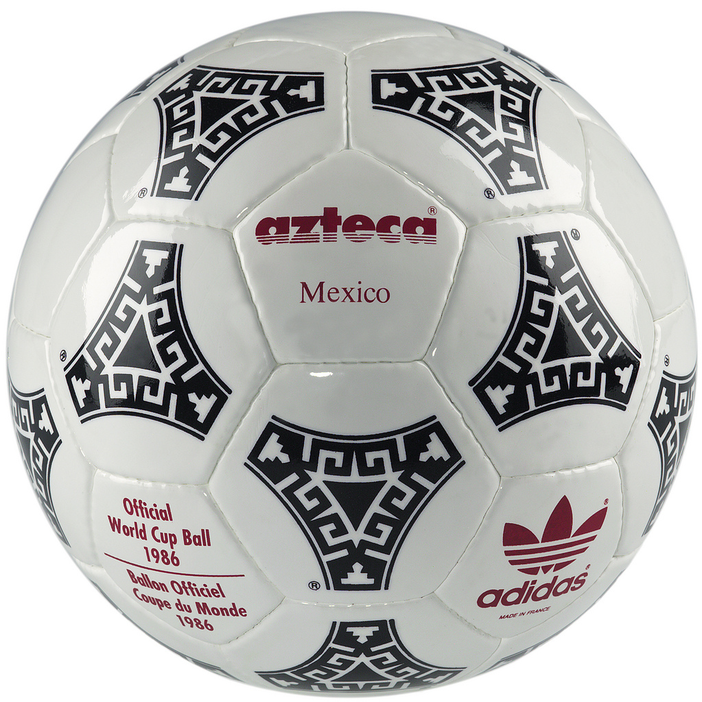Azteca, pallone ufficiale del Mondiale in Messico 1986