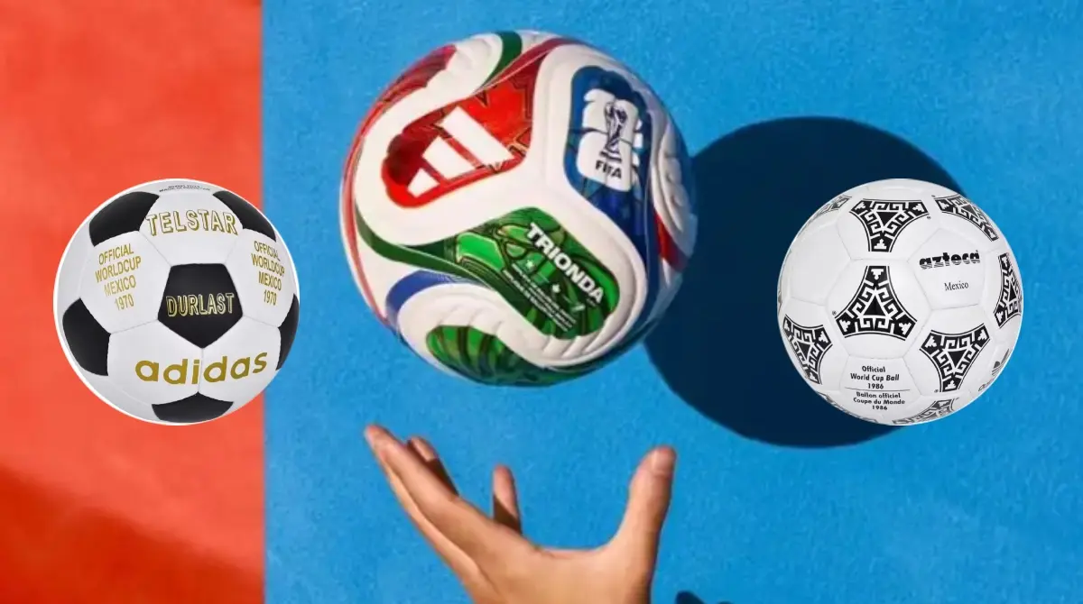 Imagen de ⚽ La Evolución de los Balones Oficiales de los Mundiales de Fútbol