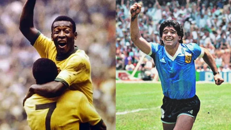 Imagen de Maradona vs Pelé: la comparación más grande de la historia del fútbol