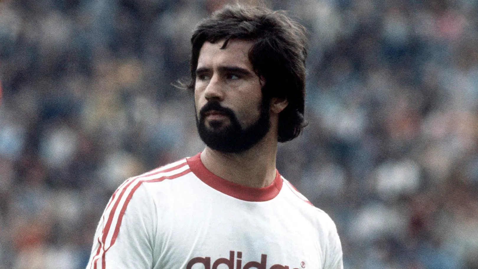 Gerd Müller con la camiseta del Bayern Múnich