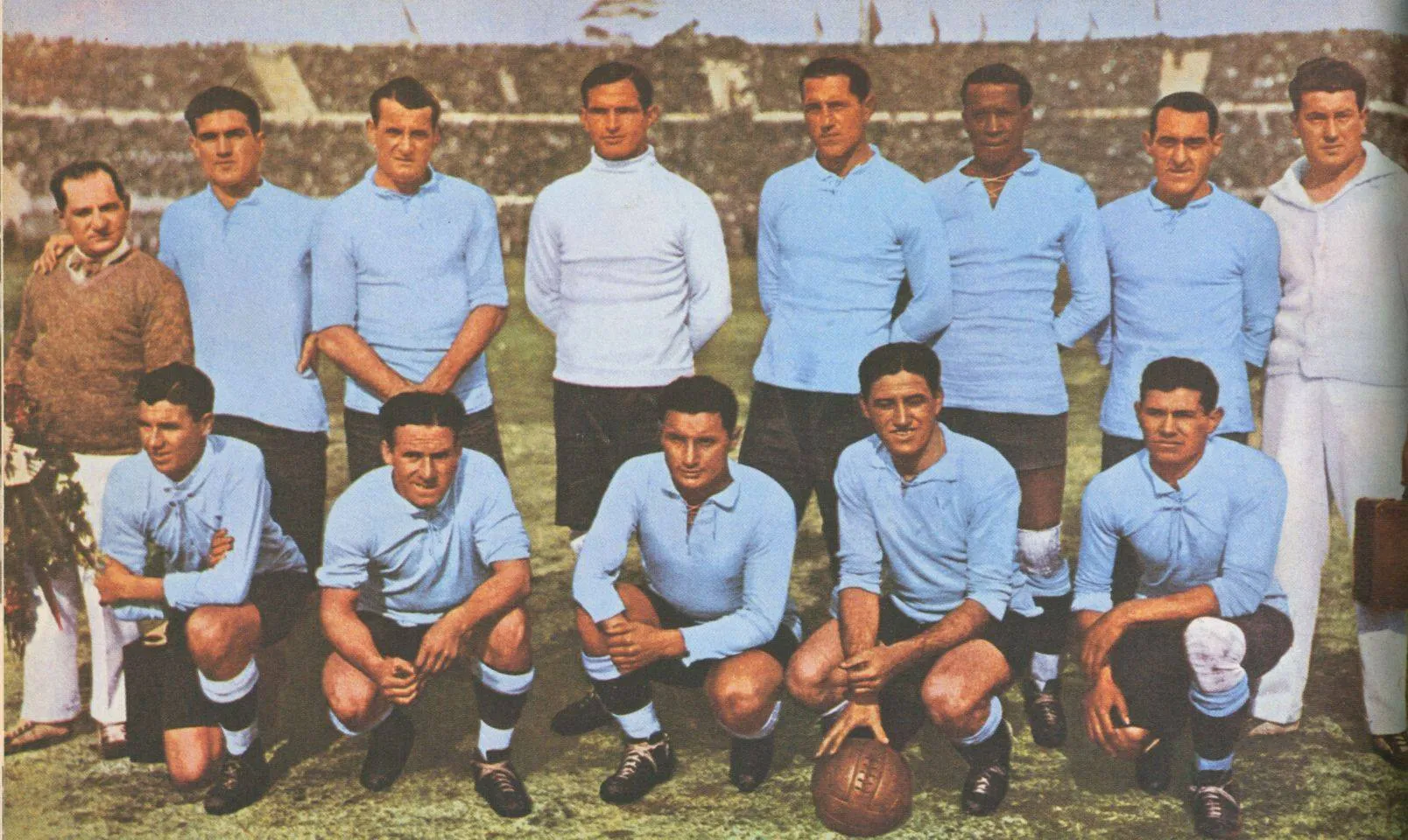 Selección uruguaya campeona del primer Mundial en 1930